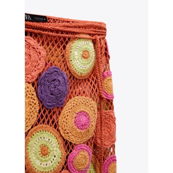 Zara Pareo Mini Skirt M - Picture 4 of 7